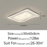 plafonnier moderne blanc doré cristaux effet glace craquelée éclairage led facile haute qualité