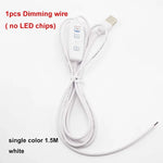bande led blanc jaune 5w 12w modulable connecteur usb moderne fonctionnel