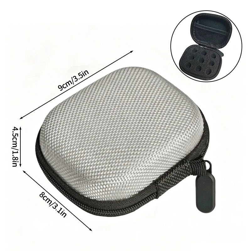 rangement vials noir texturé pratique zippé seringues aiguilles pochettes transparentes réutilisable