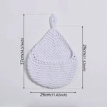 paniers rangement crochet rustique beige respectueux environnement boho chic decoration cuisine