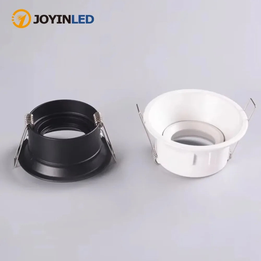 projecteur led noir blanc rond anneaux moderne 93mm diametre 45mm hauteur