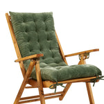 coussin chaise velours boutons vert olive moderne confortable amovible lavable ppcotton polyester rectangulaire adultes