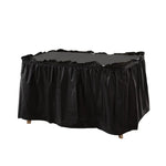 jupe table imperméable bleu clair rose bleu translucide plissée festive adhésive ruban adhésif