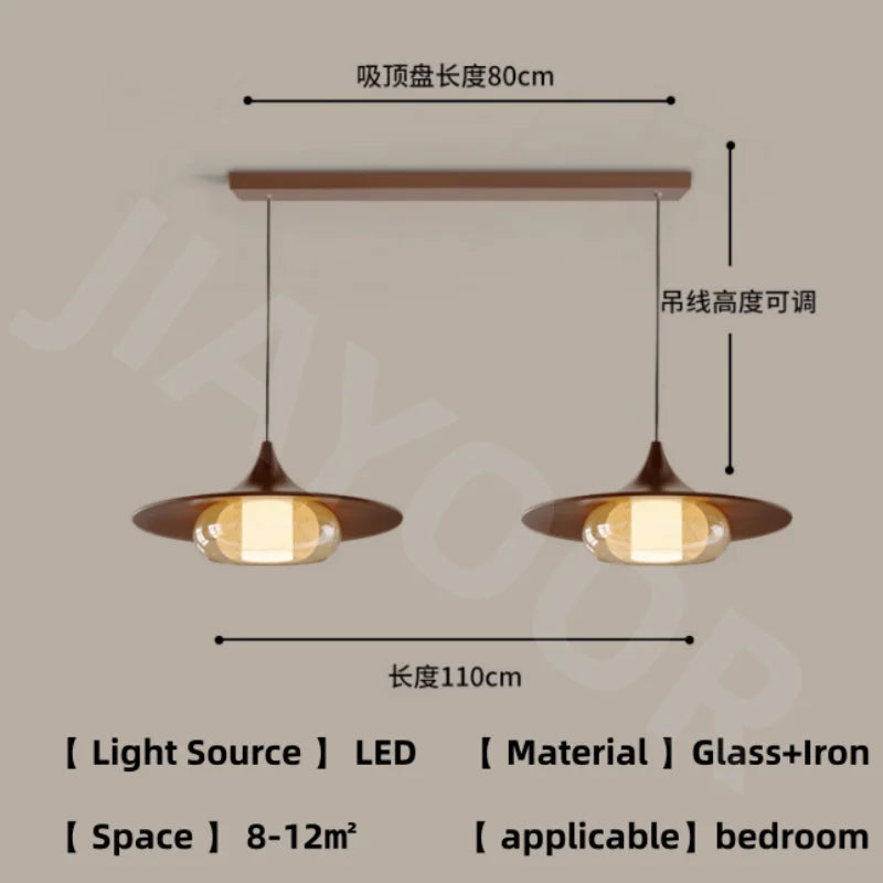 suspension lumineuse moderne marron texture mat led 90 260v 2000 82000lm salle manger restaurant