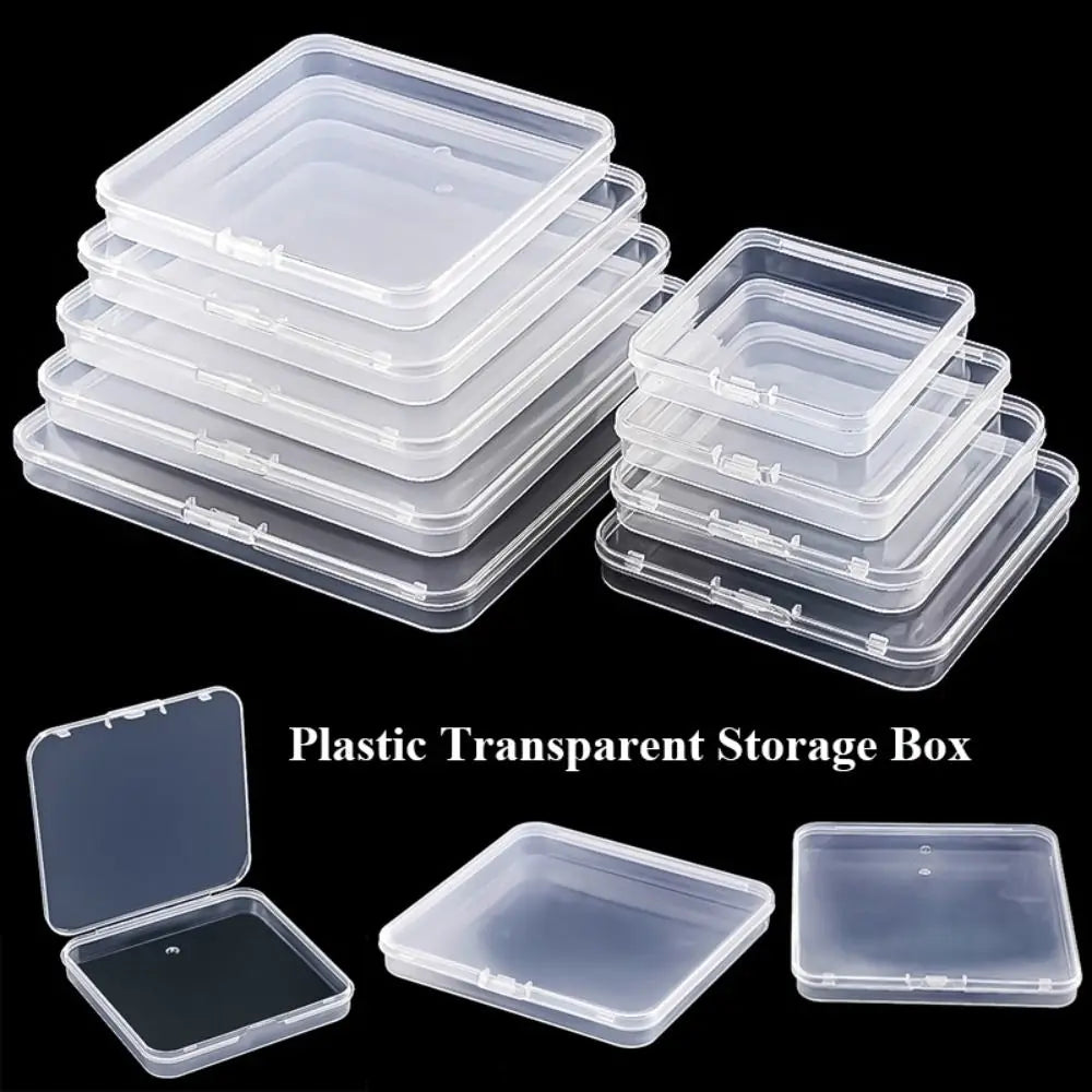 boîtes rangement transparentes modernes empilables clips fermeture respectueux environnement différentes tailles gọn/vnd