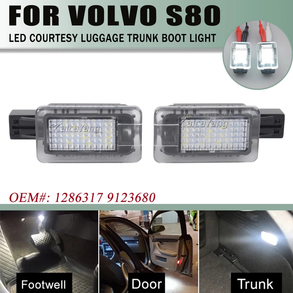 lumière led blanc moderne adhésif volvo v40 v60 s60 s80 xc40 xc60 xc90 trunk