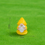 figurines naines miniatures résine bleu rouge jaune violet rose vert classiques 100 pièces