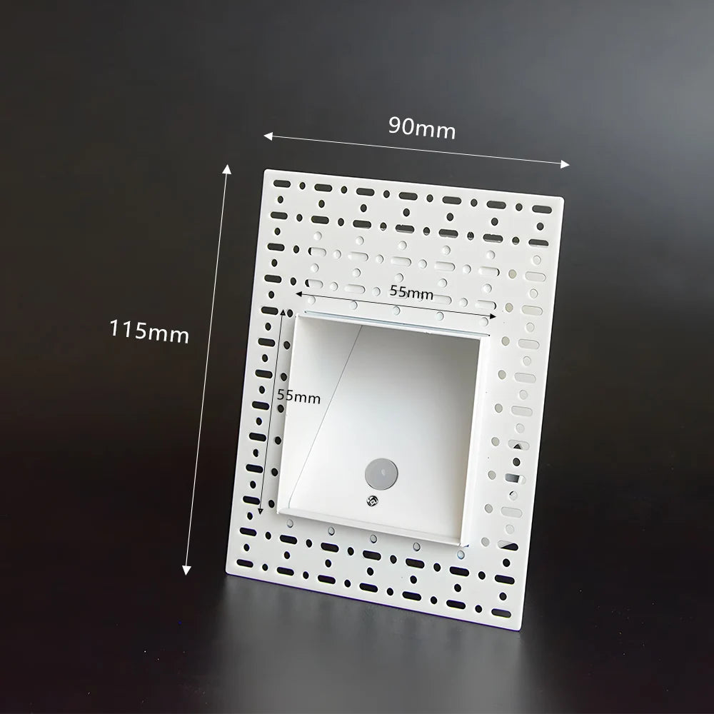 applique murale led encastrée détecteur mouvement blanc moderne éclairage escalier couloir cuisine intérieur