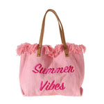 sac plage toile réutilisable pliable boho chic poignées cuir multiple usage femmes pique nique