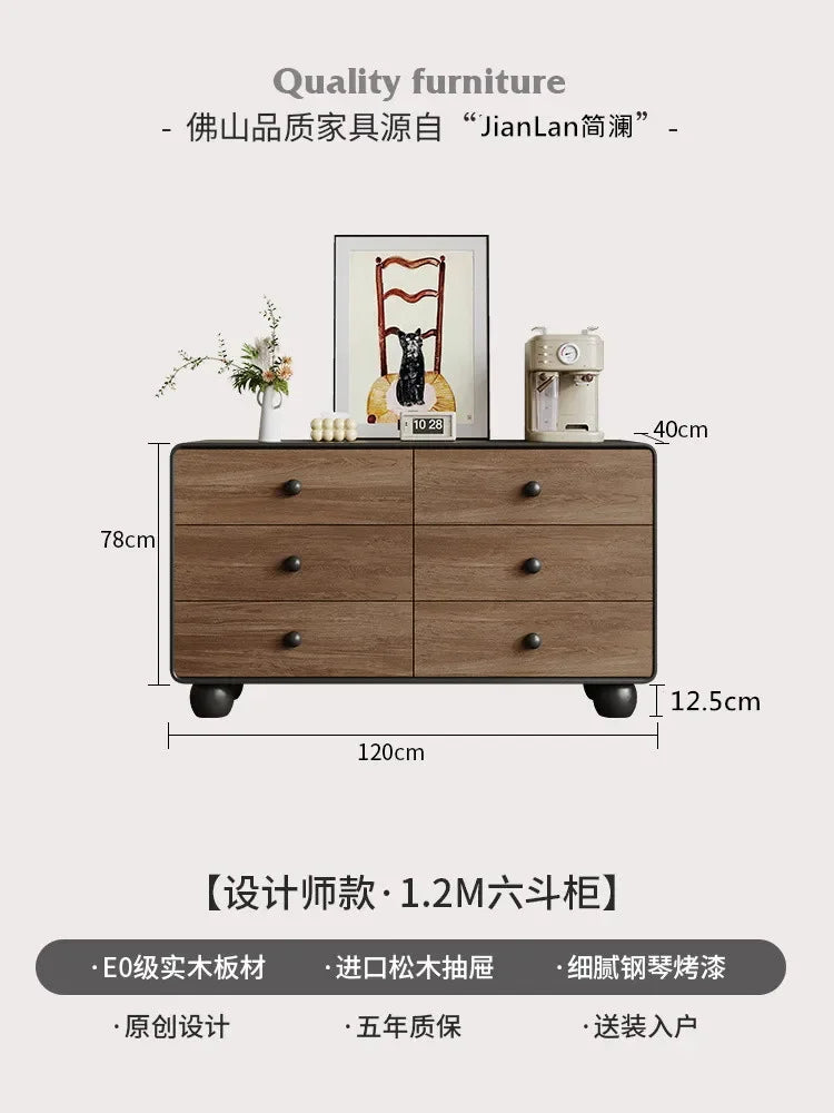 armoire moderne bois naturel salon noir finition lisse industrielle roulettes