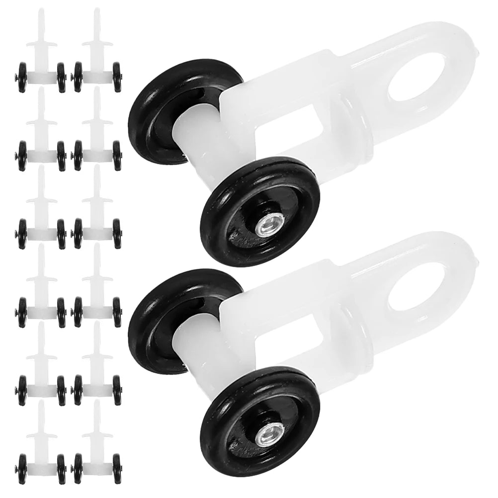 clips fixation blanc noir gliders modernes transparents rideaux rouleaux rail plastique gọn gọn