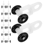 clips fixation blanc noir gliders modernes transparents rideaux rouleaux rail plastique gọn gọn