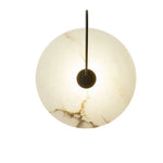 lampe murale moderne blanc veines dorées minimaliste cuisine chambre entrée salle manger