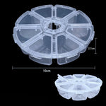 boîtes rangement bijoux transparentes plastique modernes compartiments poignées breloques lettresscrição solution respecte contraintes données