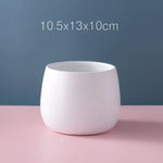 petit cache pot céramique moderne fleur artificielle décoration petit pot gris