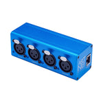 convertisseur réseau ethernet dmx artnet ports rdm boutons controle moderne vis fixations