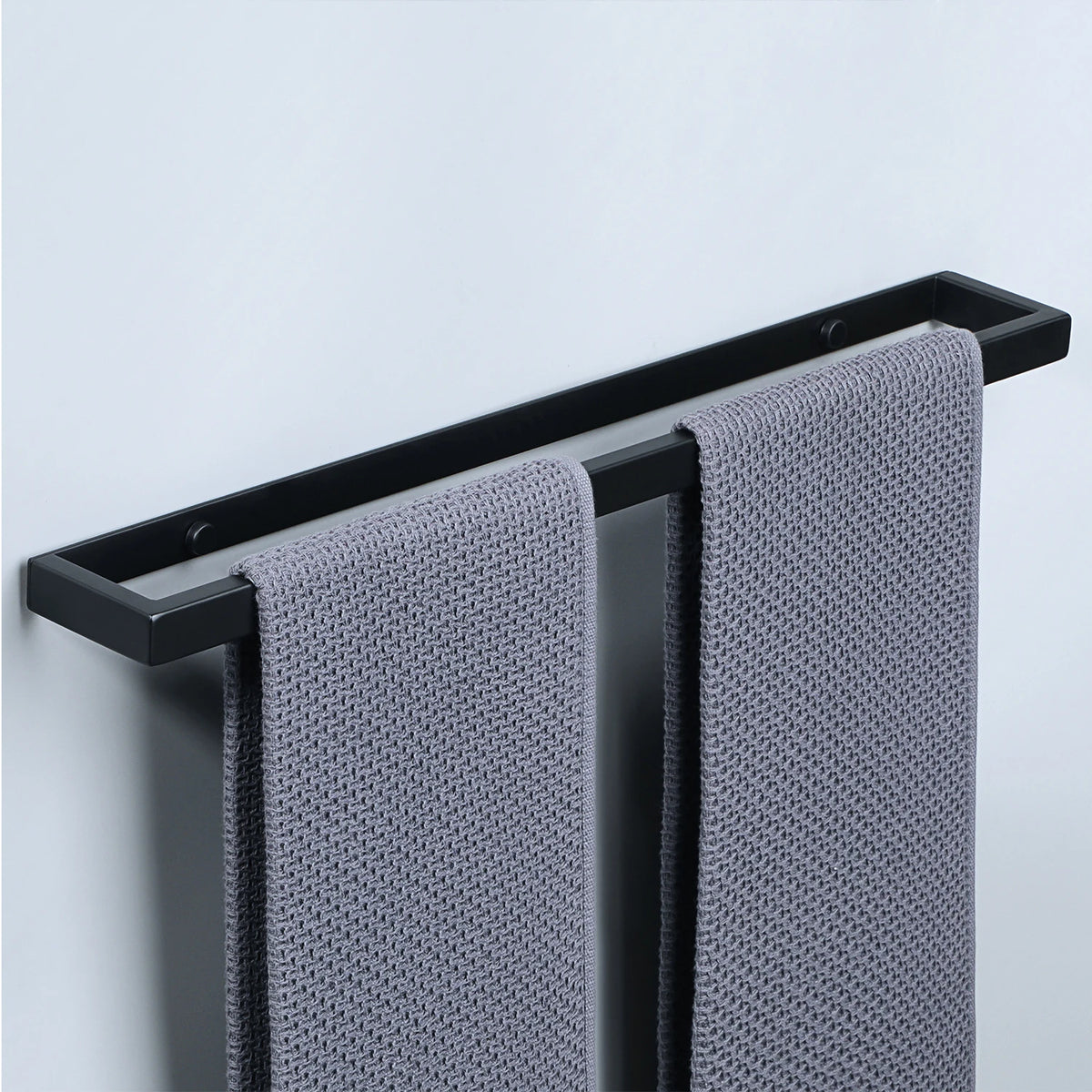 Porte-serviettes noir moderne pour décoration intérieure