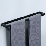 Porte-serviettes noir moderne pour décoration intérieure