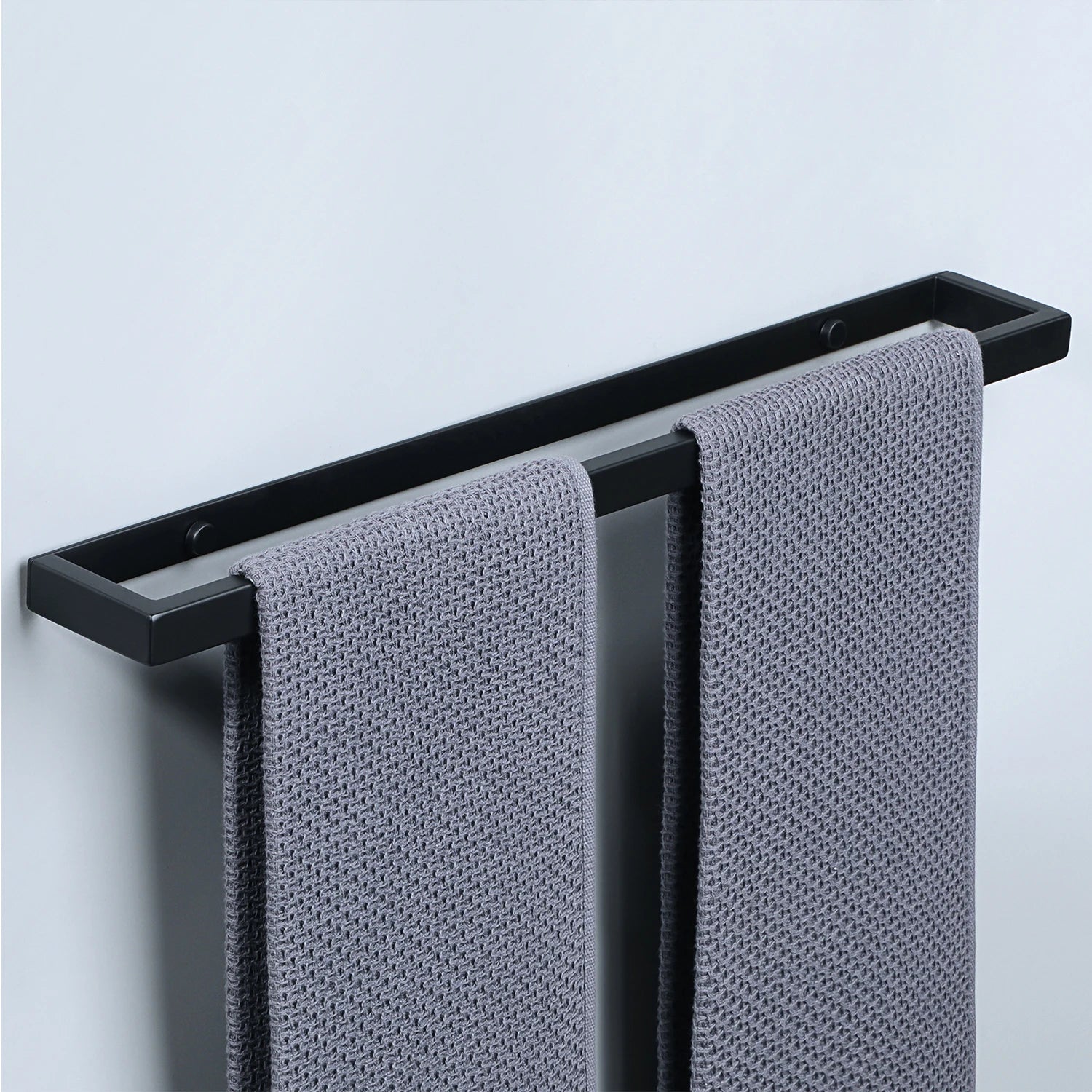 Porte-serviettes noir moderne pour décoration intérieure