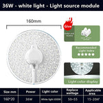 plaque led adhésive blanc moderne 12w 18w 24w 36w 48w 72w 220v rond diodes