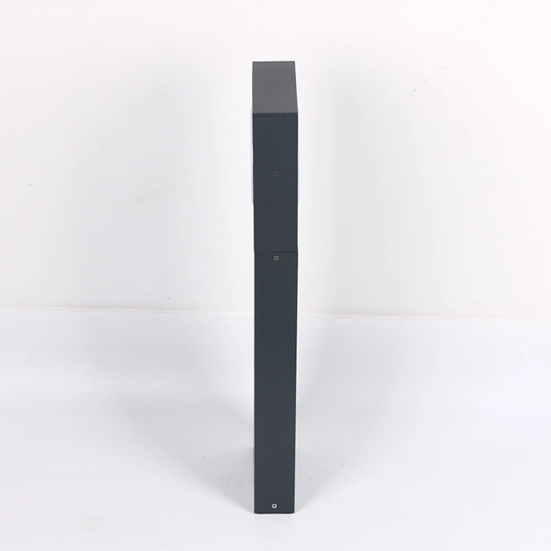lampe solaire led noire moderne ip65 10w lumière chaude