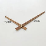 horloge murale aiguille bois moderne marron clair minimaliste quartz remplacement aiguilles montre