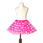 jupe tutu points classique couleur rose bleu orange violet translucide élastique femme junior été