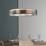 lampe suspendue moderne or noir blanc lisse brillante salon chambrehôtel