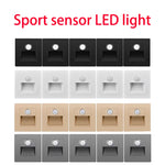 lampe led capteur mouvement noir blanc moderne minimaliste induction lumière chambre coucher