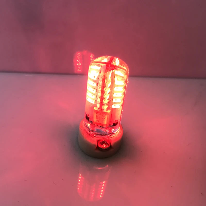ampoules led g4 colorées transparentes moderne 3w 5w 12v 3014 smd 37x15mm