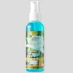 spray parfum fleurs imprimées bouteille transparente moderne orange jaune vert bleu violet lavender jasmine