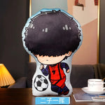 coussin anime personnages football ballons peluche lavable adulte oblong itoshi seishiro meguru