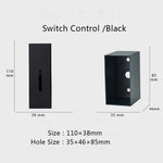 éclairage étape led moderne adhésif blanc gris noir mat 2w 3w 90v 260v