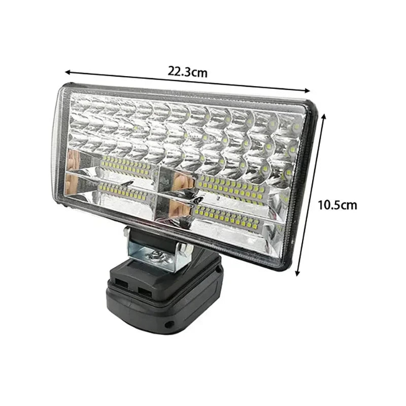 lampe led portable 18w noir clips moderne double usb 3v 12v
