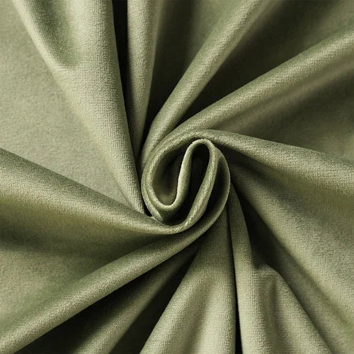 tissu velours polyester largeur 155cm couleurs vert beige rose bleu jaune uni opaque moderne
