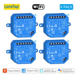 interrupteur module commutation rideau intelligent bleu moderne technologie contrôle vocal google alexa