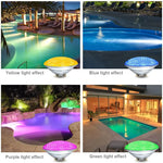 projecteurs piscine led ip68 rgb blanc chaud blanc froid controle distant 12vac 18w 35w