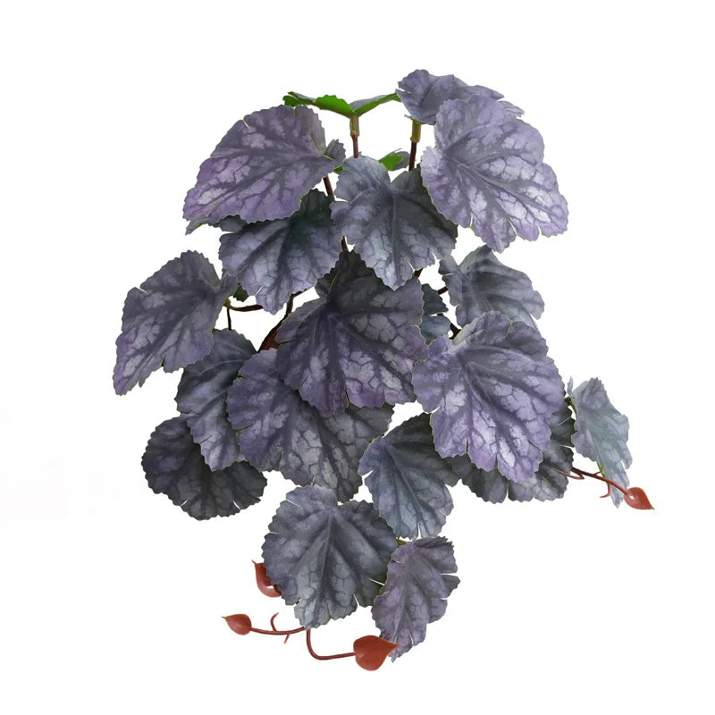 plantes artificielles feuilles vertes rouges noires modernes décoration extérieure mariage centro commercial exposées