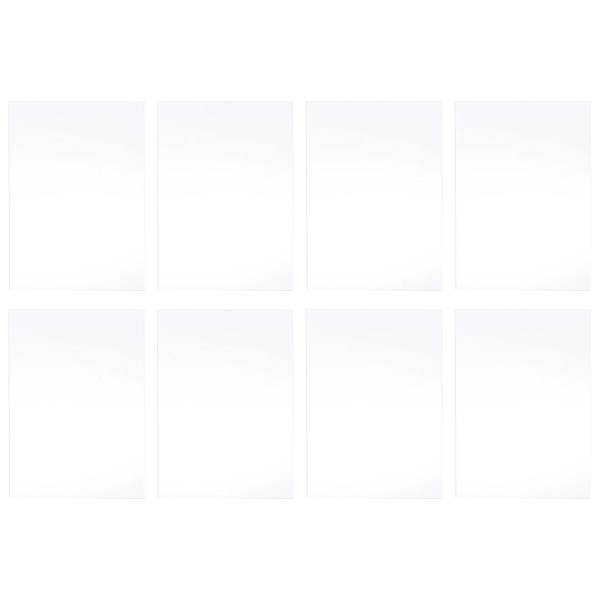 miroirs autoadhésifs rectangulaires blancs modernes stickers mur simples maison DIY