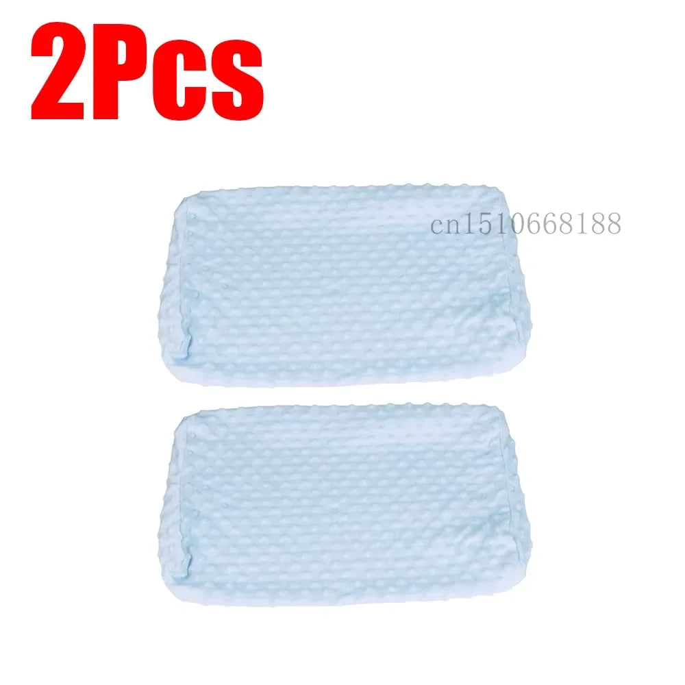 coussin mousse mémoire forme perforé bleu blanc moderne lit santé couverture protection nocturne