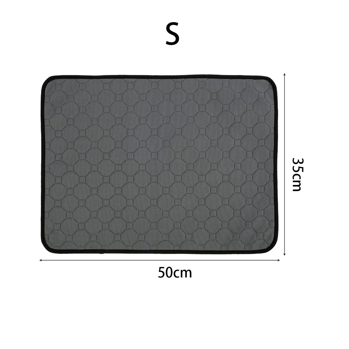 tapis absorbant chiens chats gris hexagones moderne non slip facile laver