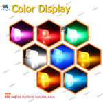 ampoules led non polarisées 6v 6.3v ba9s transparentes modernes 10pcs blanc rouge vert bleu