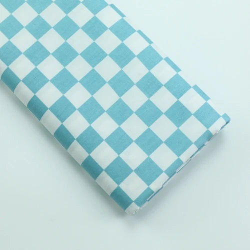 tissu coton carreaux multicolores moderne protection uv respectueux environnement 160cm large