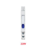 interrupteur électrique moderne blanc rouge flux lumineux faible tension 220v alternatif