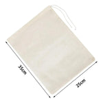 sac filtrant réutilisable nylon blanc cordon lait végétal fromage yaourt cuisine