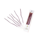 bougies flexibles bougie d'art beeswax flamme colorée violet doré rose vert blanc rayures ondulées
