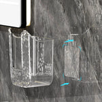 porte serviettes porte guêtres transparent moderne pratique adhésif cuisine salle bains