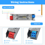 alimentation led 12v 24v 60w 100w 200w 300w 400w transformateur muet