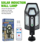 lampe murale led solaire rechargeable vis moderne télécommande noire led blanchesextérieur