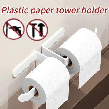 porte papier adhésif moderne plastique noir blanc minimaliste sans perforation